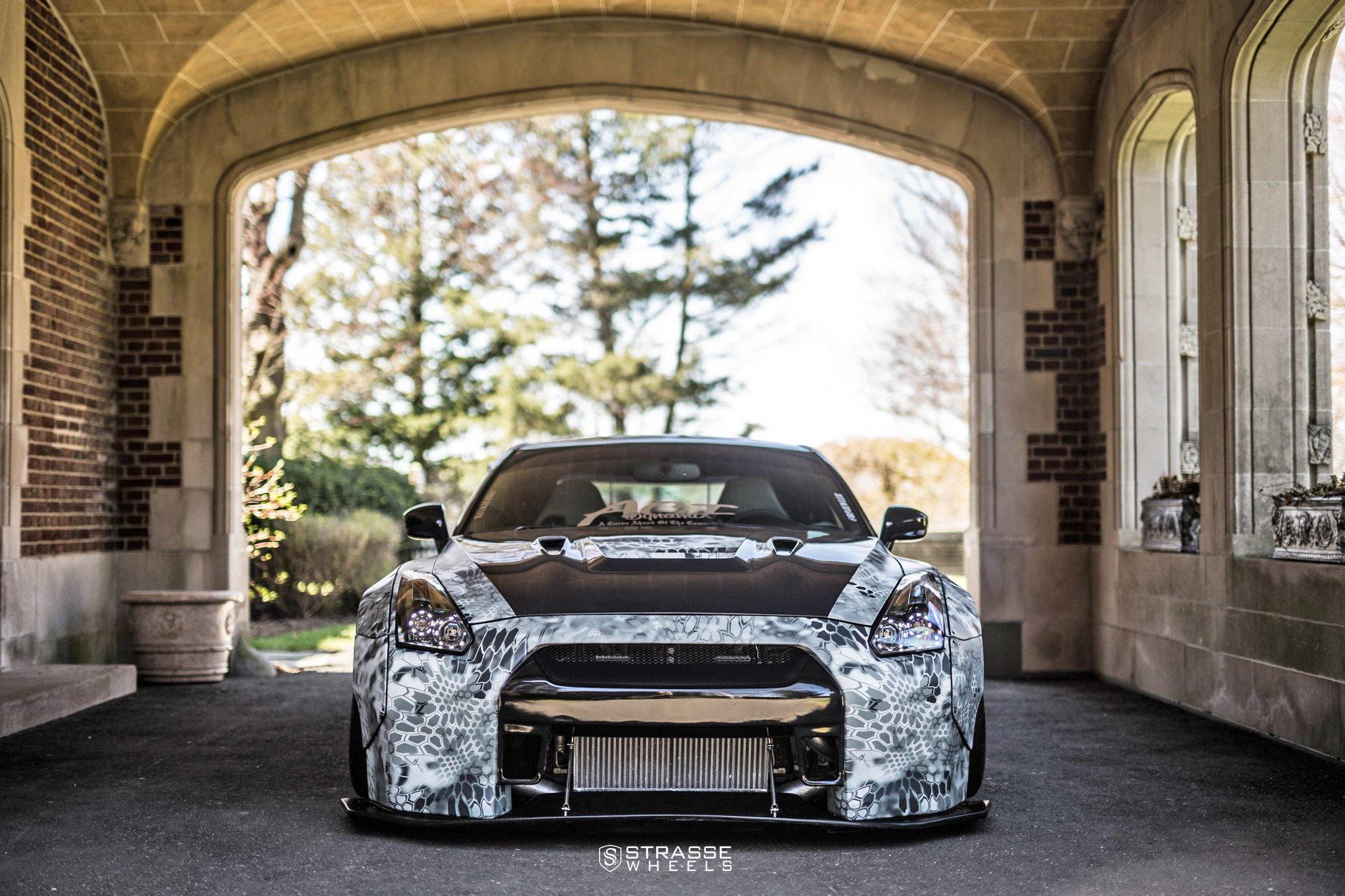 2048x1365 Wallpaper / 1080P, liberty, wheels, bodykit, nissan, walk, strasse, gtr, modified, cars, godzilla free download