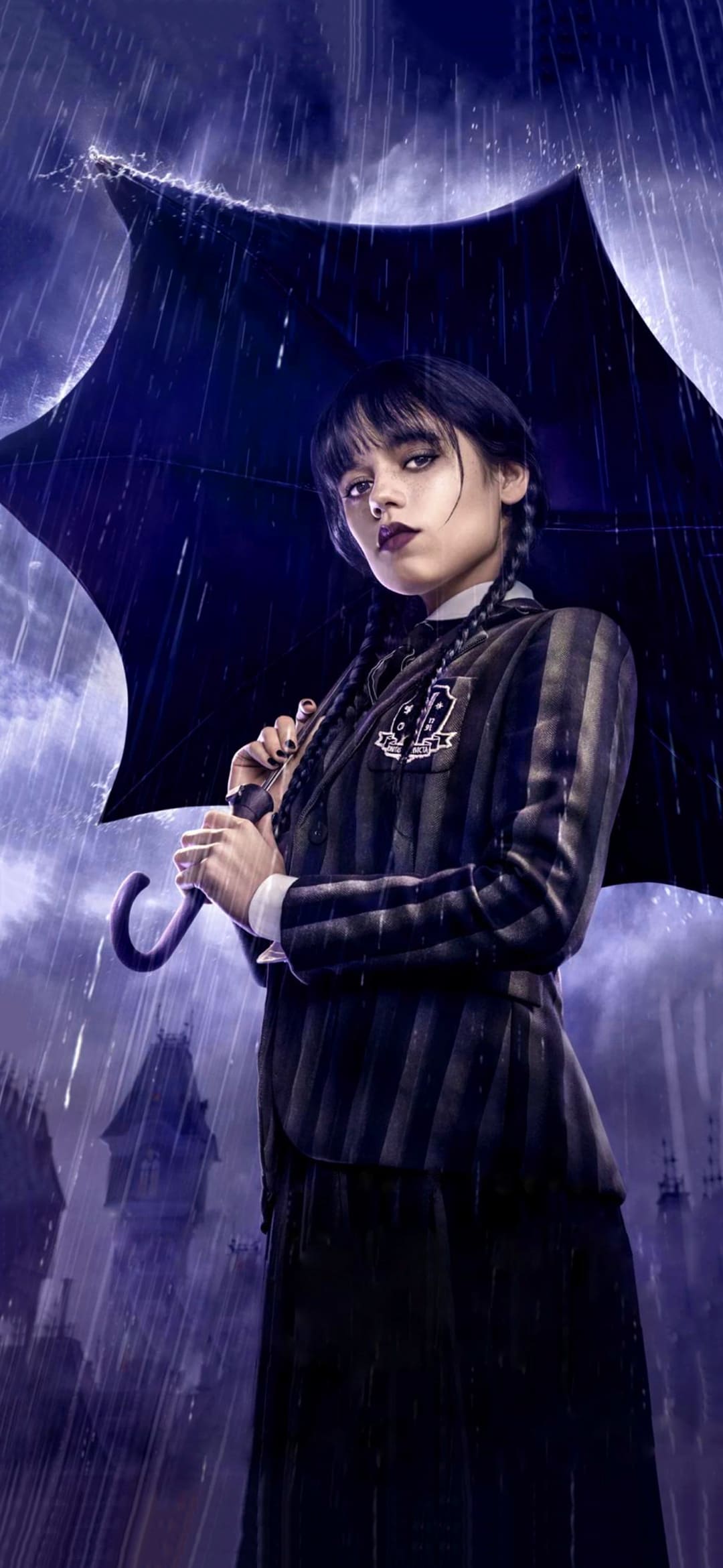 1080x2340 Wednesday Addams Wallpaper
