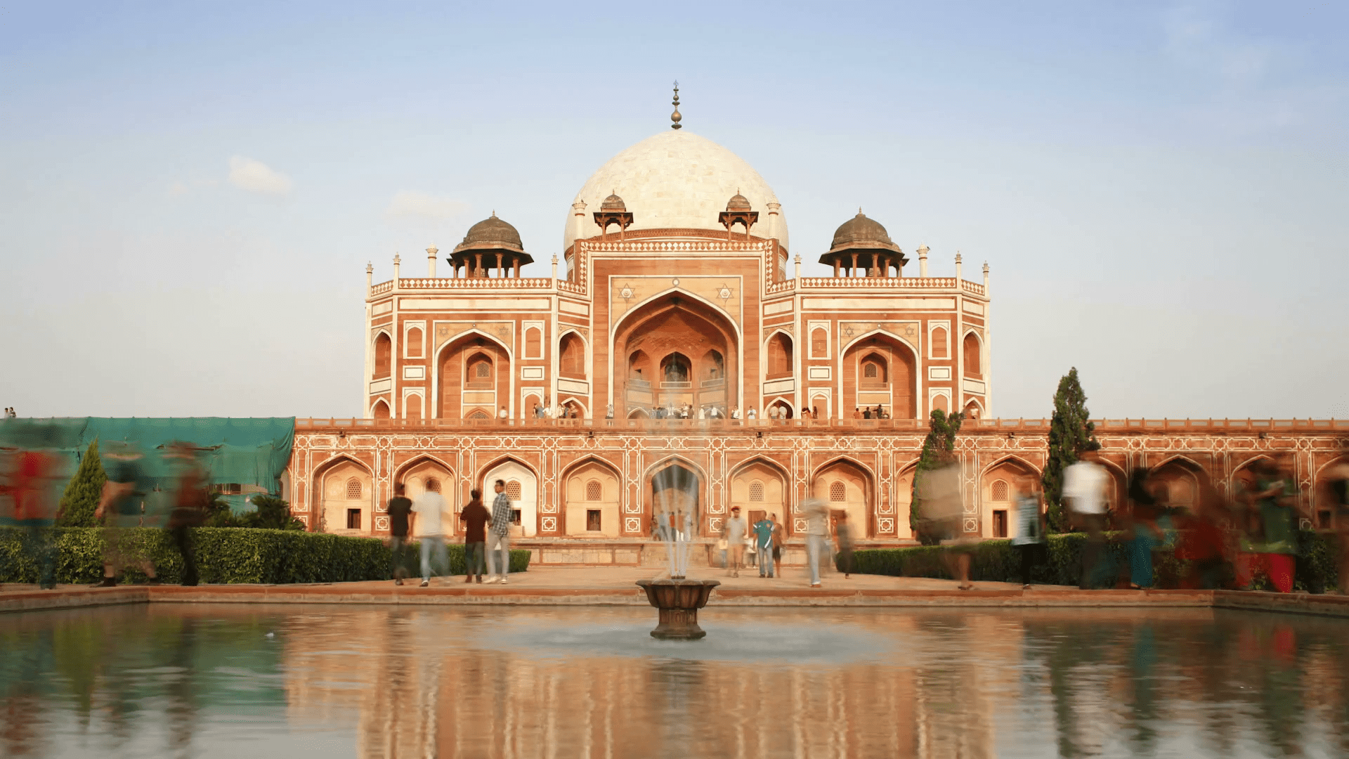 1920x1080 India Delhi Humayun's Tomb Was Built In Mid Stock Footage SBV 300209455