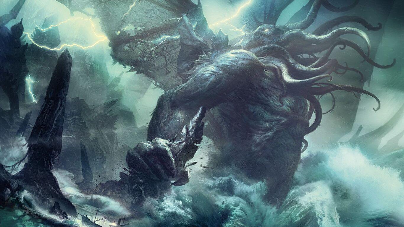 1366x768 Call of Cthulhu (by Francois Baranger) [1366 x 768]