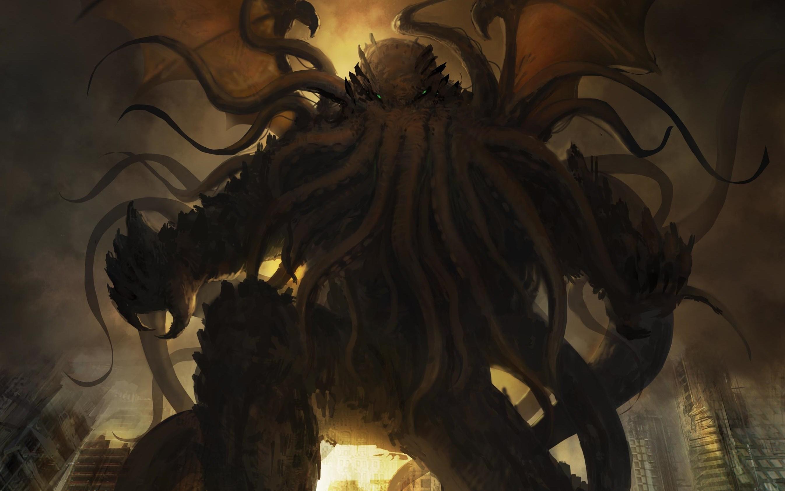 2693x1684 HQ Definition Wallpaper Desktop cthulhu Gallery HD Wallpaper