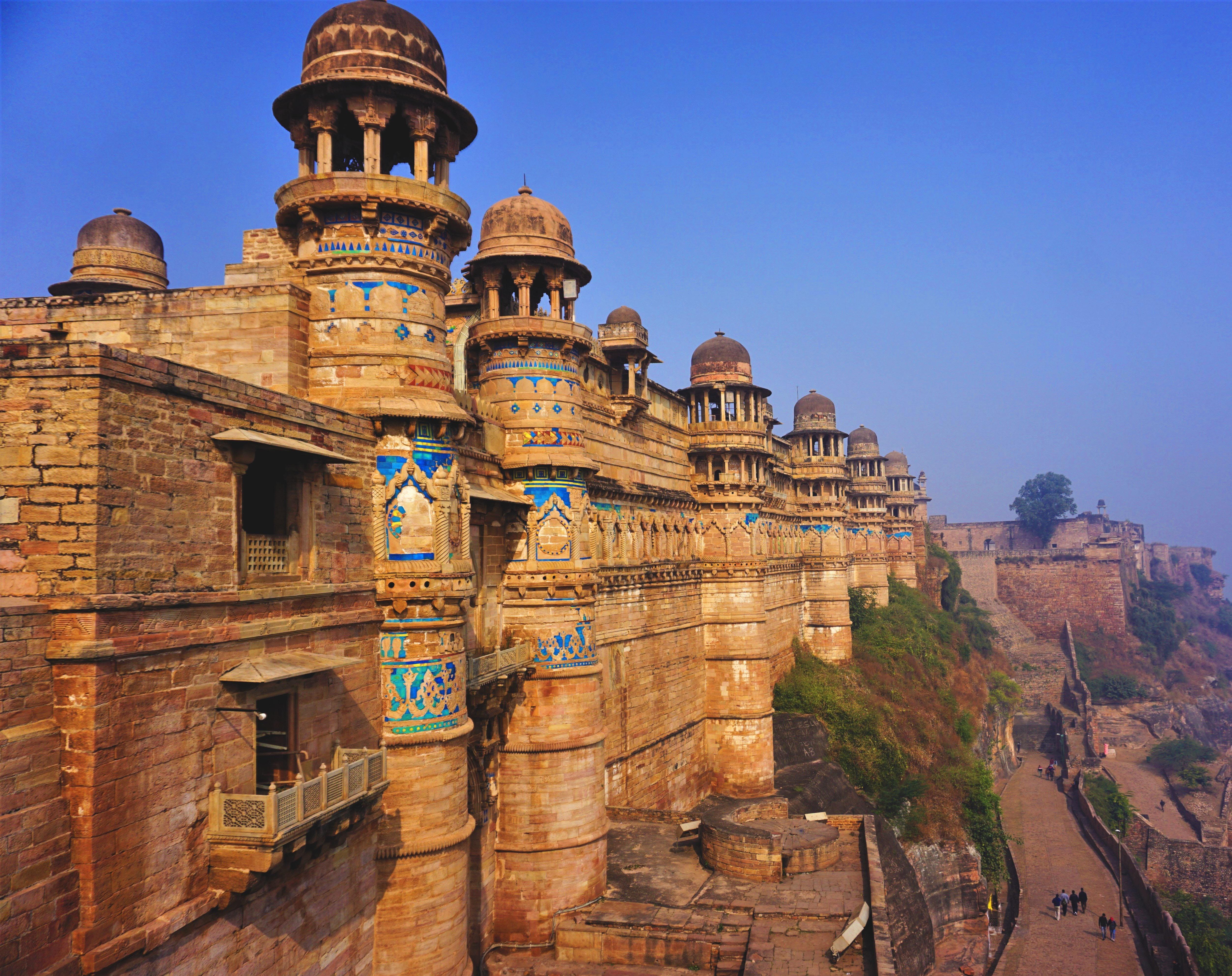HD wallpaper architecture building dome gwalior india water fort  johar kund  Wallpaper Flare
