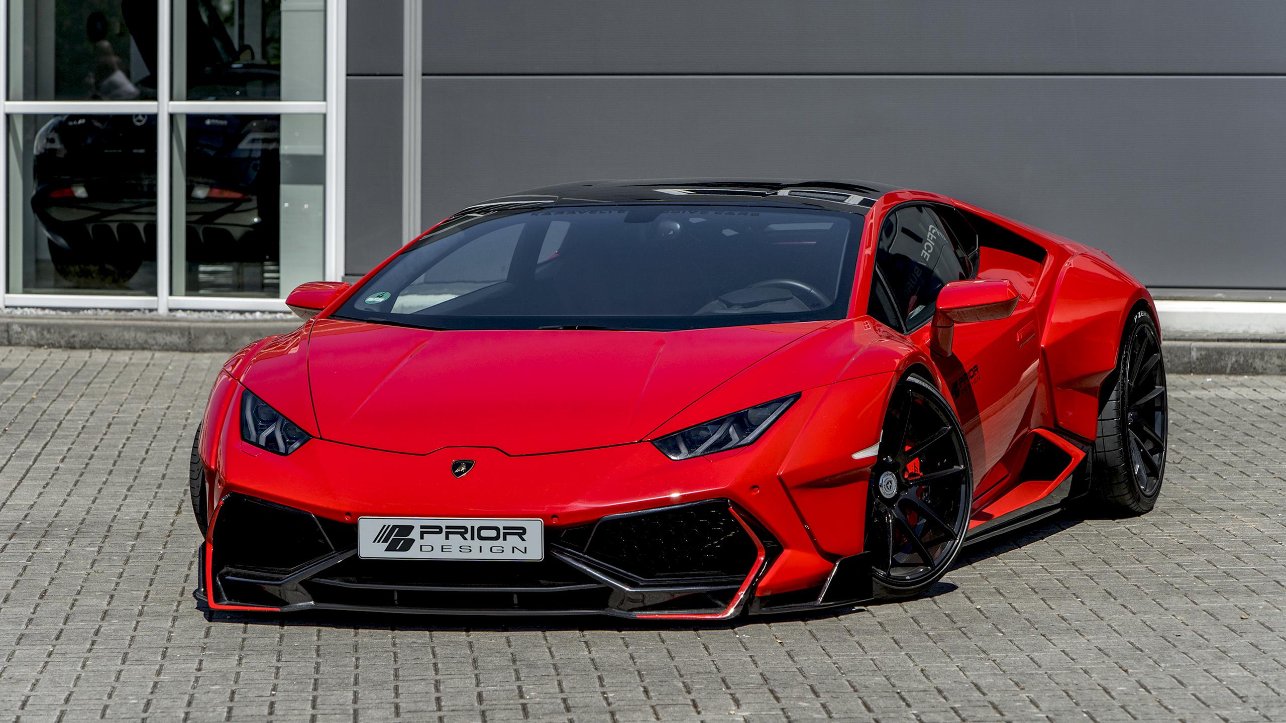 2560x1440 Lamborghini Huracan Prior Design PDLP610WB Widebody Aerodynamik Kit 2019 3 Wallpaper Car Wallpaper