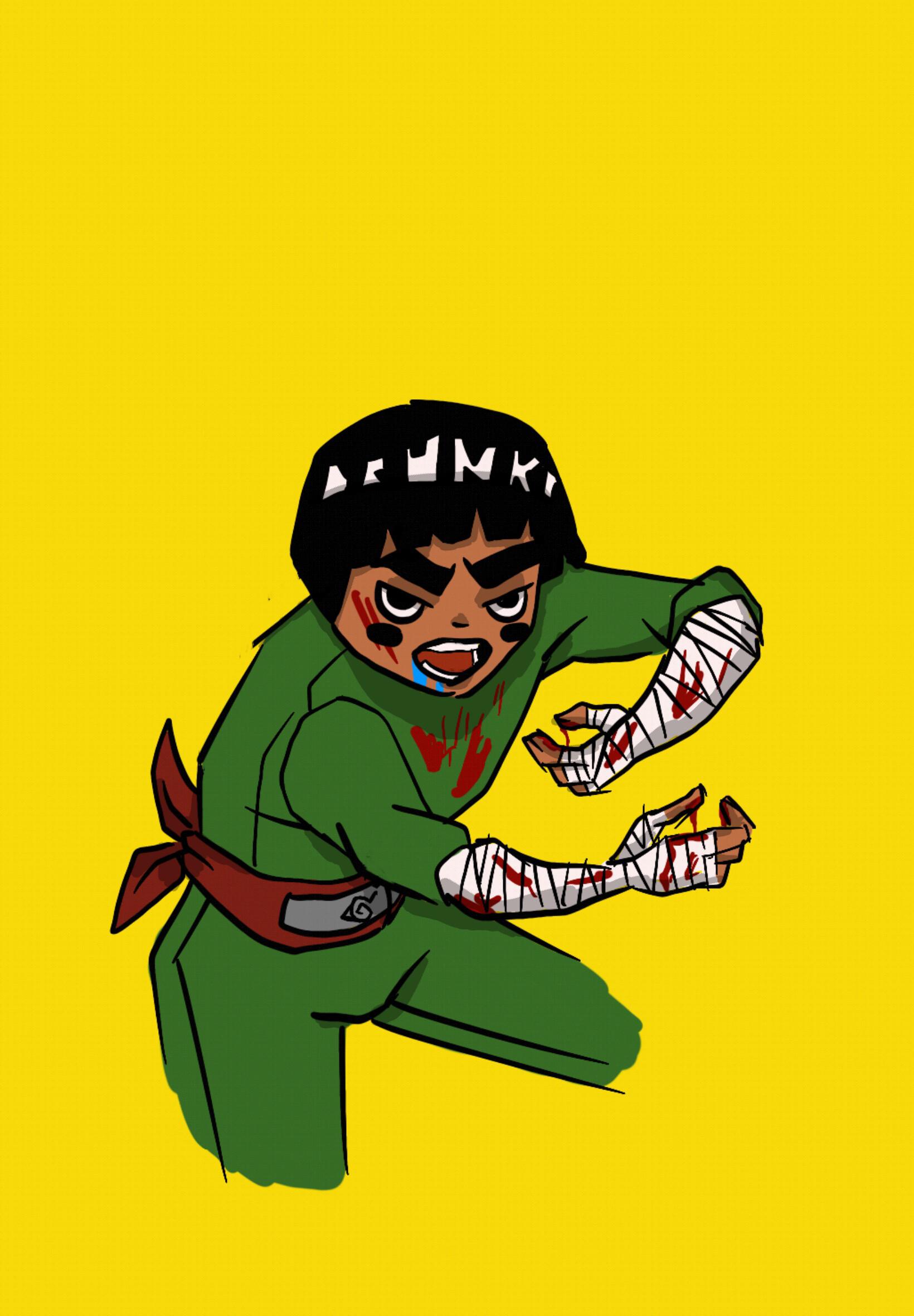 1640x2360 Drunken master rock lee