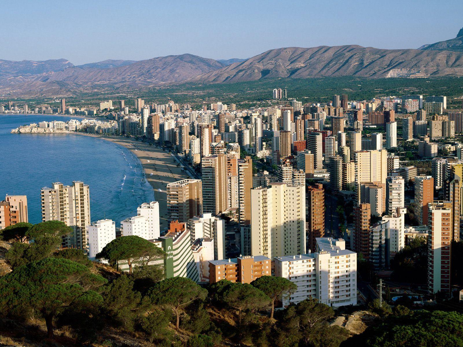 1600x1200 Photos of Spain. Benidorm Costa Blanca Spain. Benidorm, World cities, Places to visit
