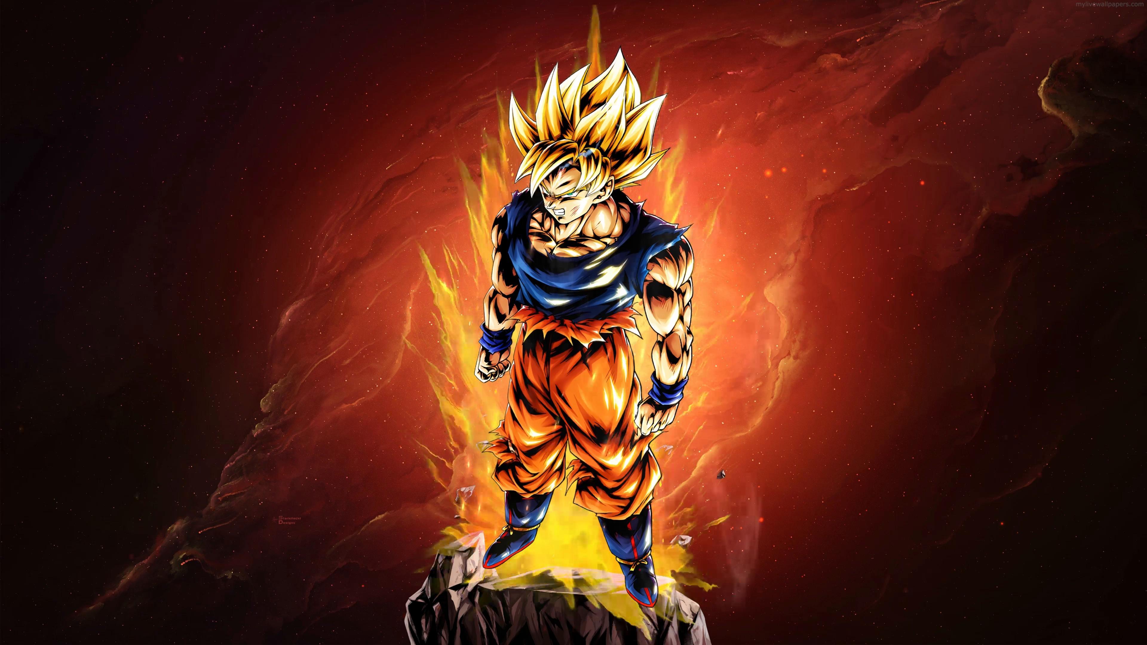 Goku Power Up Wallpapers Top Free Goku Power Up Backgrounds Wallpaperaccess 3234