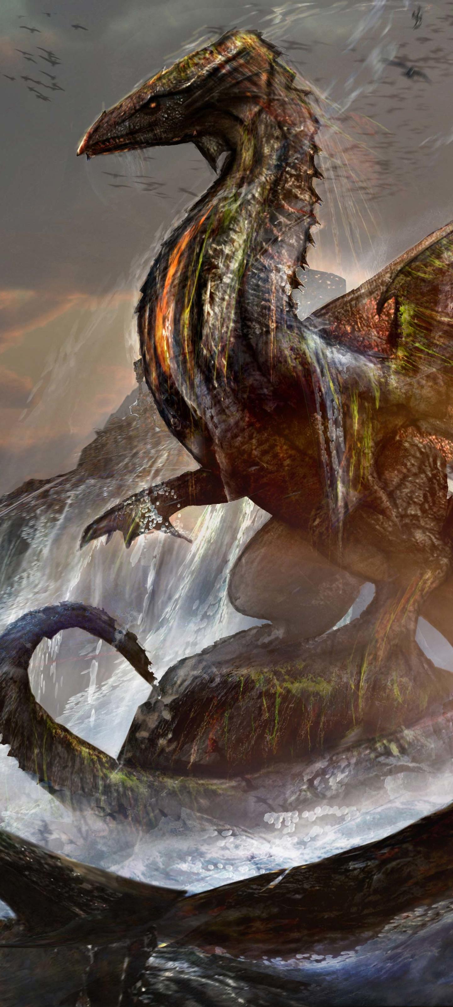 1440x3200 Wallpaper / Fantasy Dragon Phone Wallpaper, , 1440x3200 free download