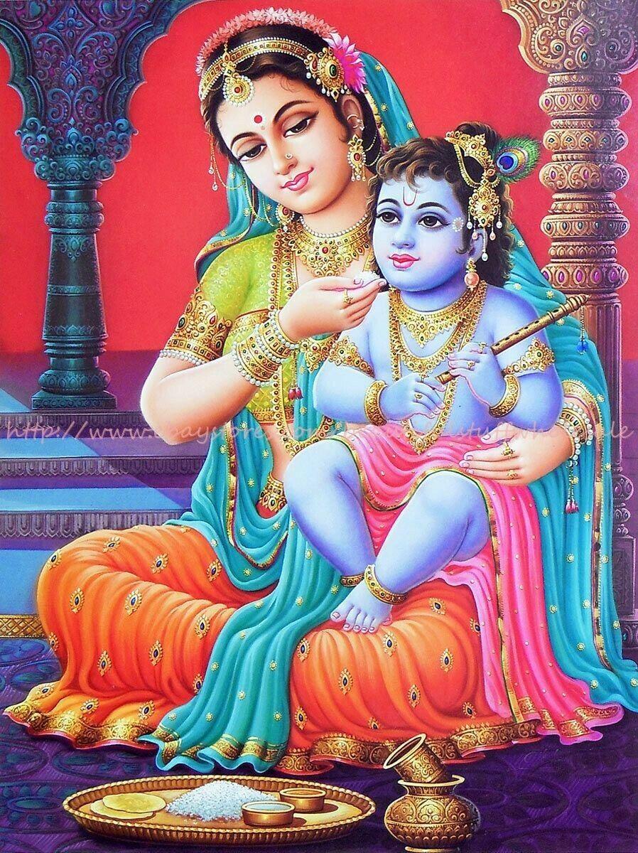 898x1200 yashoda krishna paper poster home decor accessories