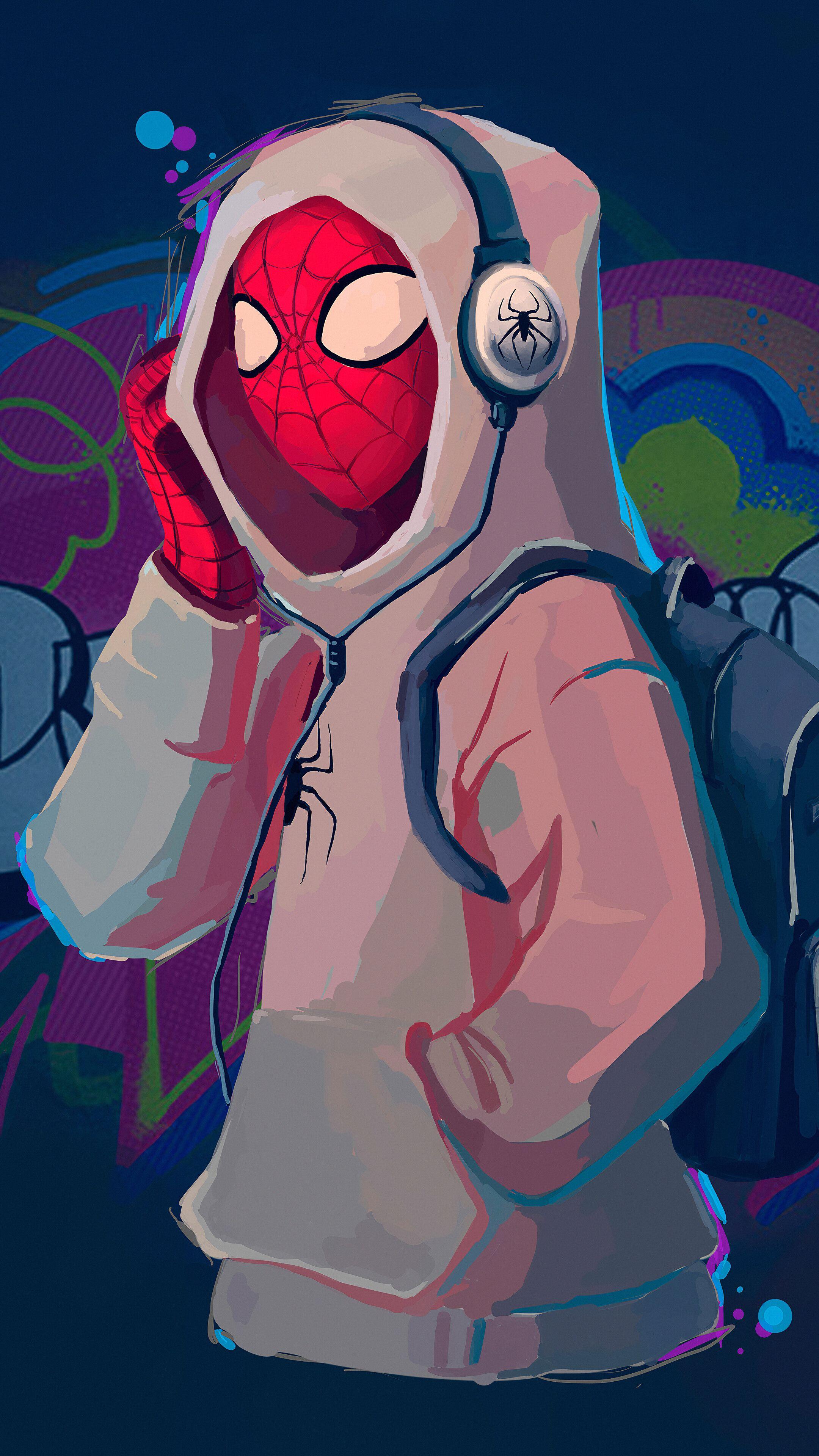2160x3840 Spider Man Books Wallpaper