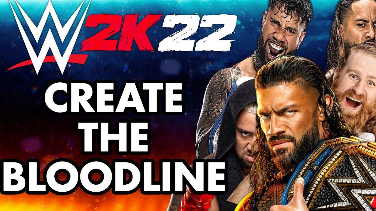 1280x720 NEW WWE 2K22 How to Create The Bloodline Faction!