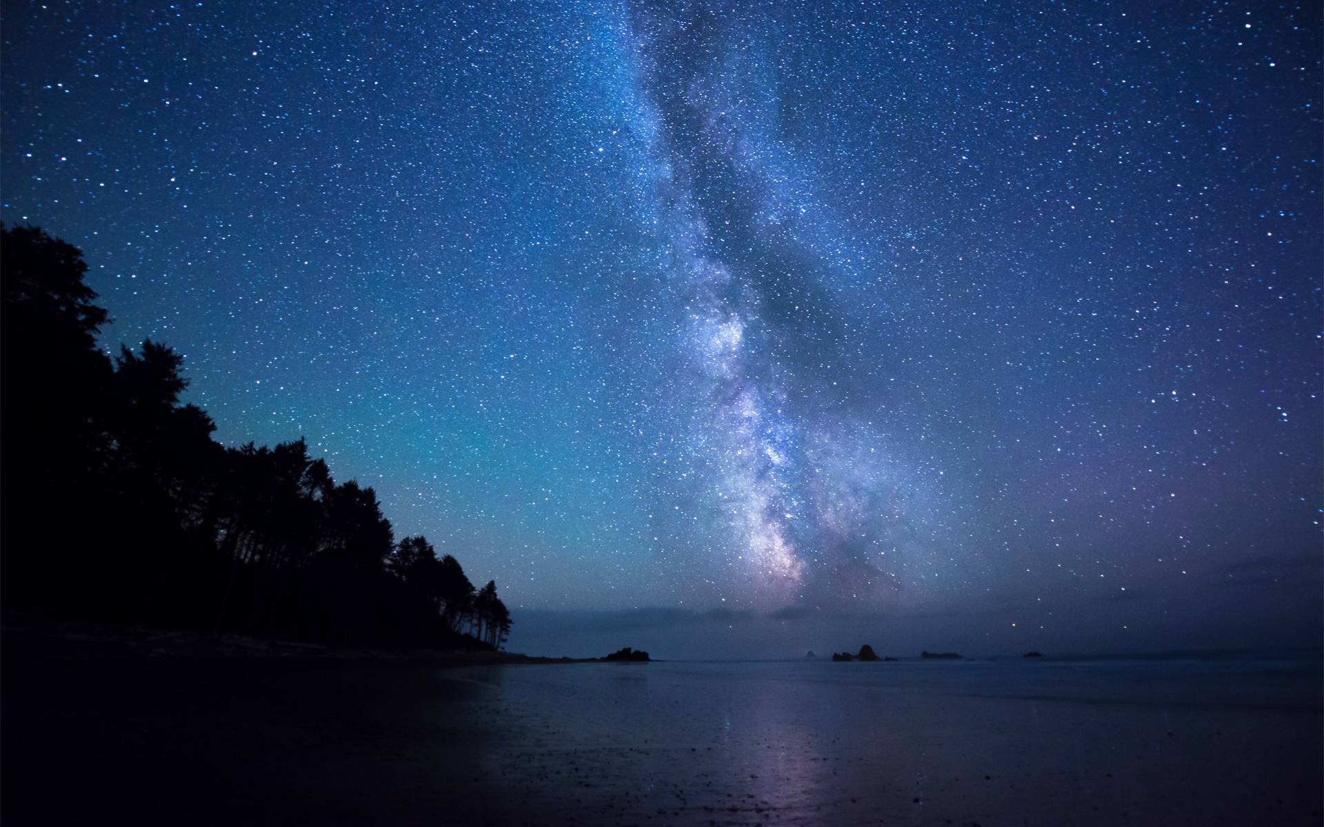 1920x1200 Night Sky Stars Wallpaper