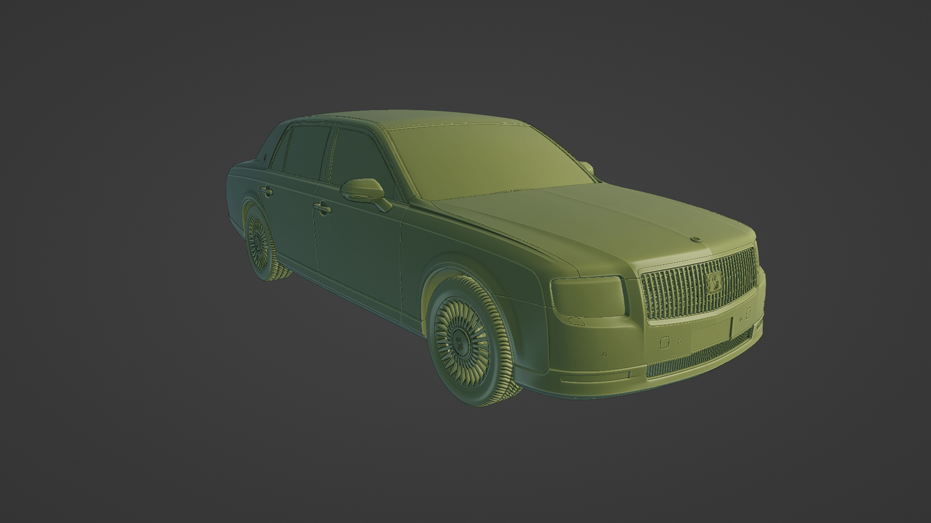 1920x1080 STL file Toyota Century 2018Toyota Century 2018・Template to download and 3D print・Cults