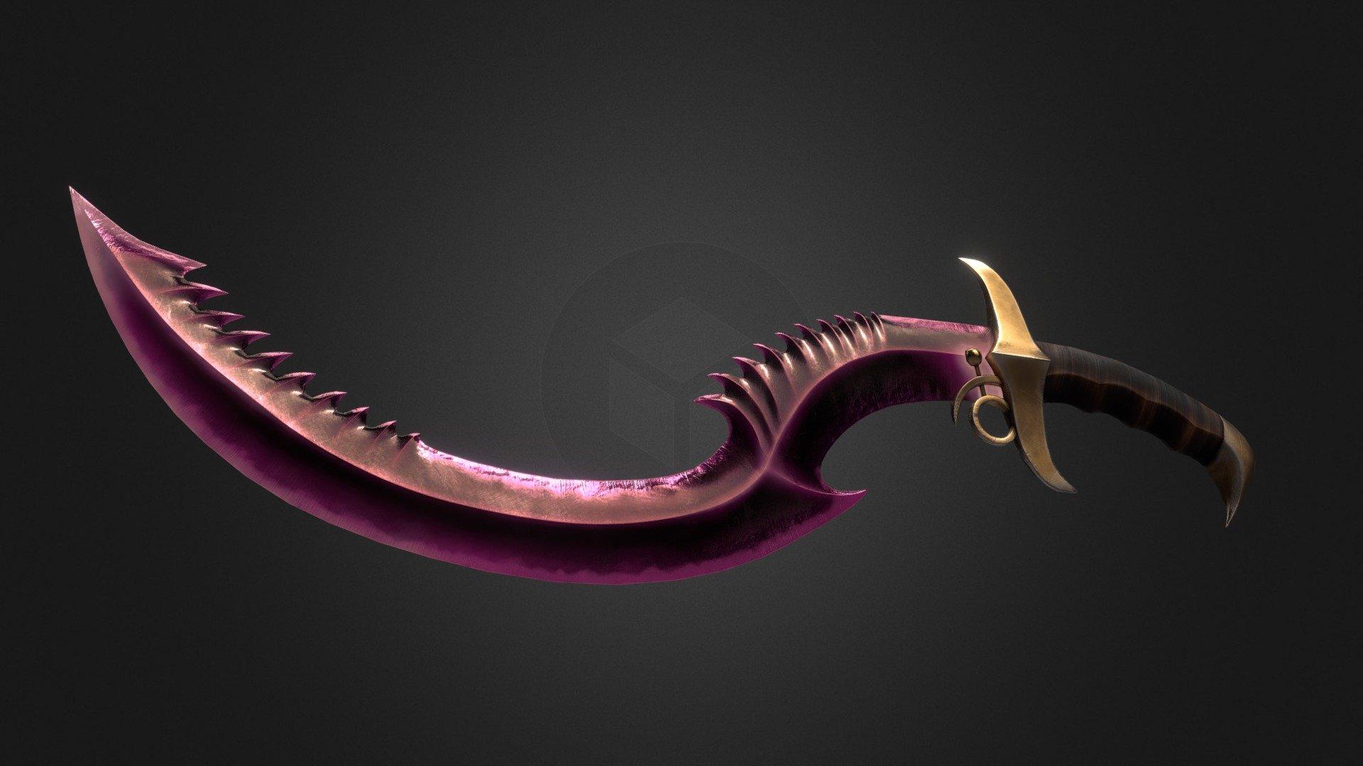 1920x1080 Slaanesh Sword (Khopesh) model by Paweł Stanisławowicz [8d334a5]