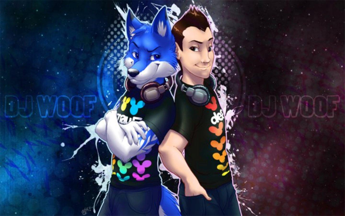 1440x900 Furry Wolf Wallpaper