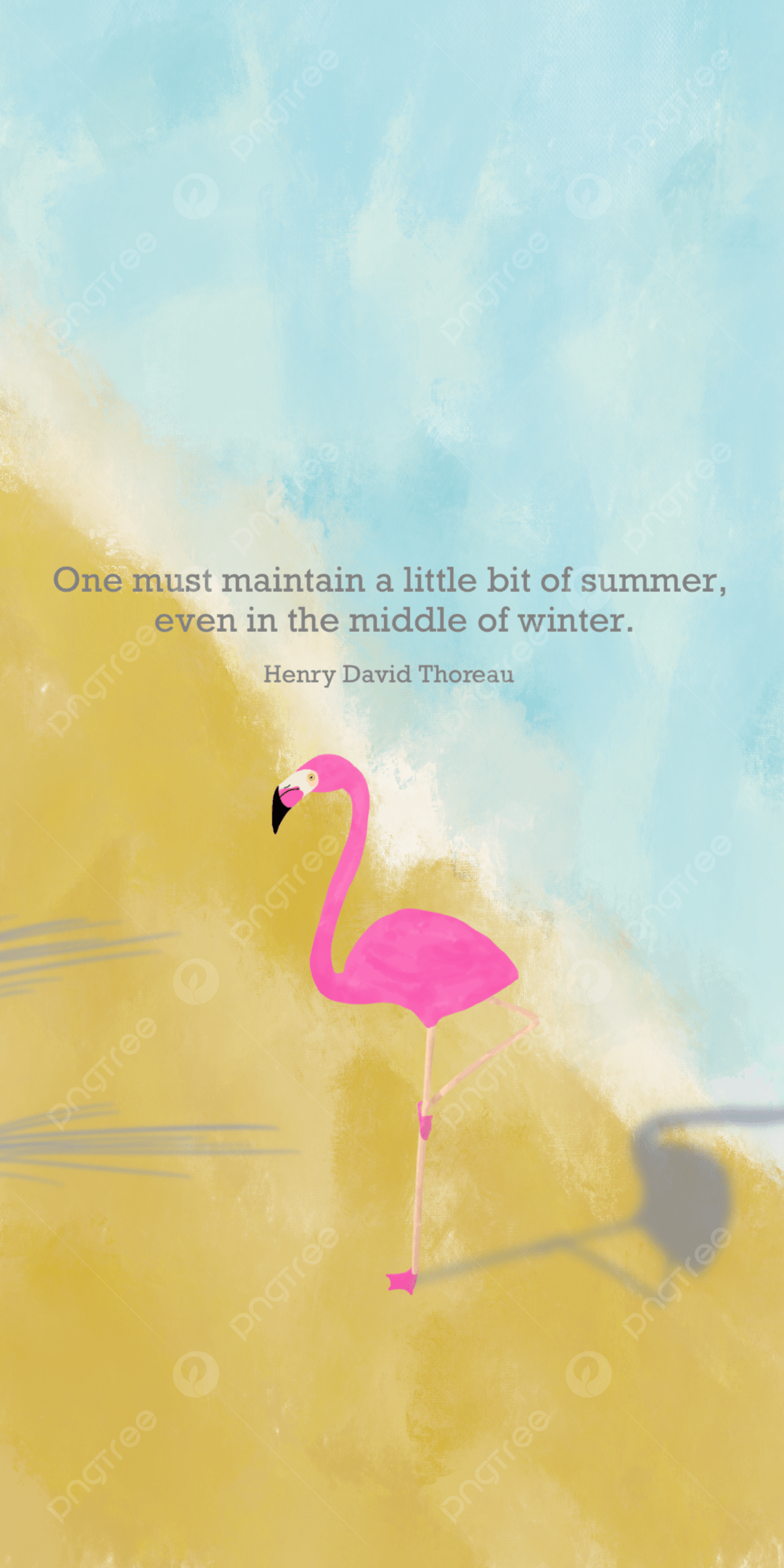 1200x2400 Flamingo By The Beach 300 Dpi Wallpaper Background Wallpaper Image For Free Download