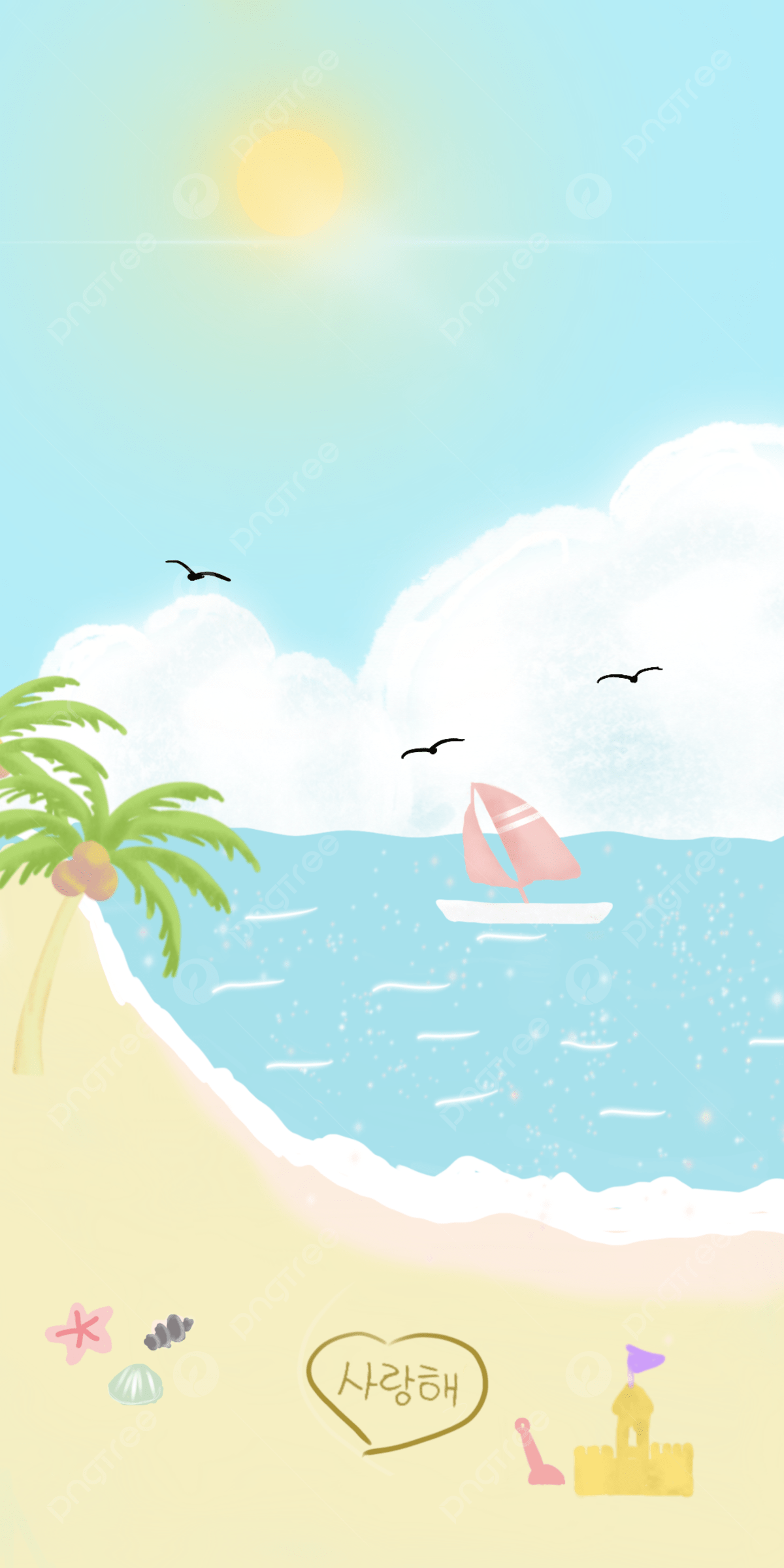 1200x2400 Summer Beach Mobile Wallpaper 300 Dpi Background Wallpaper Image For Free Download