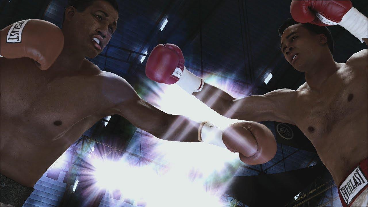 1280x720 Sugar Ray Robinson vs Sugar Ray Leonard Full Fight Night Champion Simulation