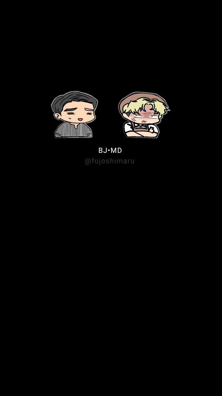 720x1280 ✧its Fujoshi Girl✧ Black Wallpaper For Manhua Manhwa Reader's☺️ ✨Simple But Cute ✨ #yaoi #bl #BoysLove #wallpaper