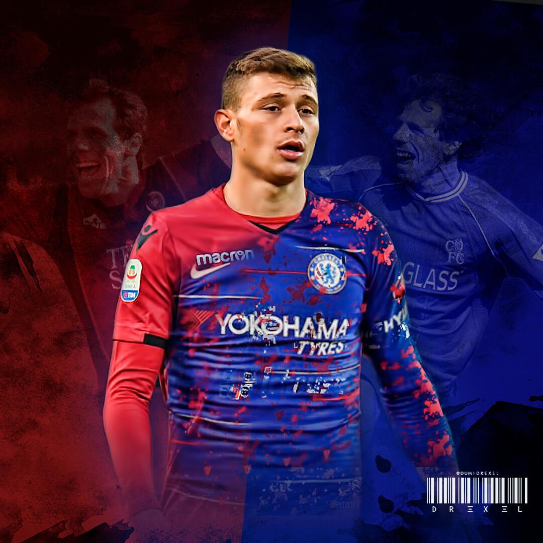 1080x1080 TRANSFER WALLPAPER Half [Inspired By B R Football] Nicolo Barella