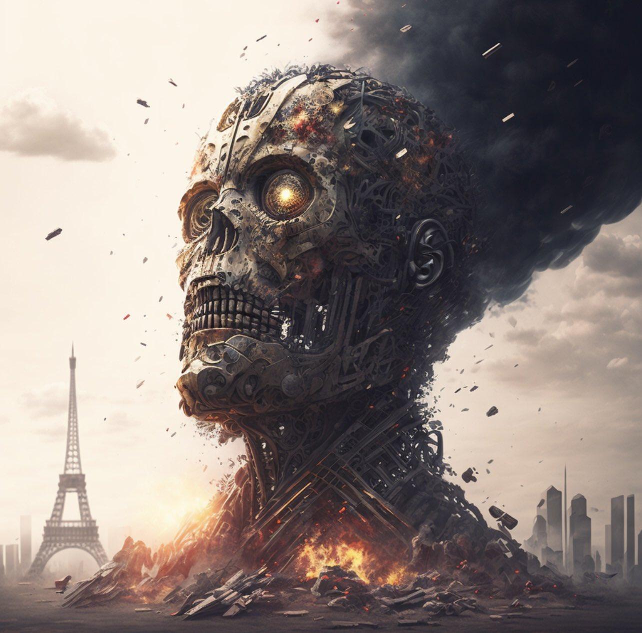 1284x1267 DanucD asked AI to create picture for my iPhone wallaper- future of humanity with artificial intelligence