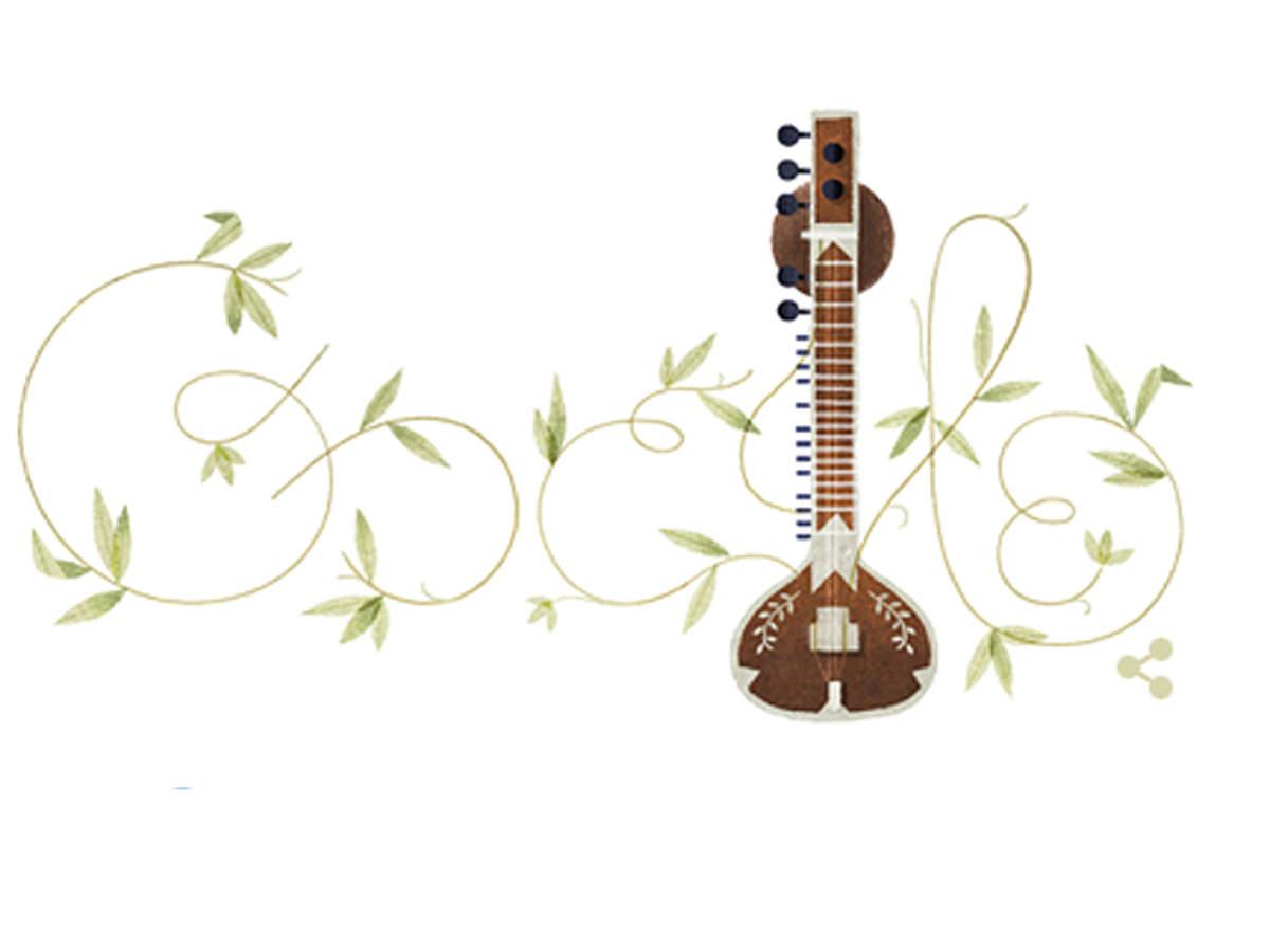 1200x900 Google doodle celebrates Ravi Shankar's 96th birth anniversary Economic Times