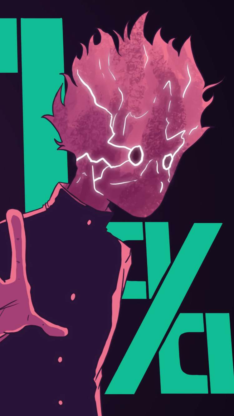 750x1334 Mob Psycho Phone Wallpaper