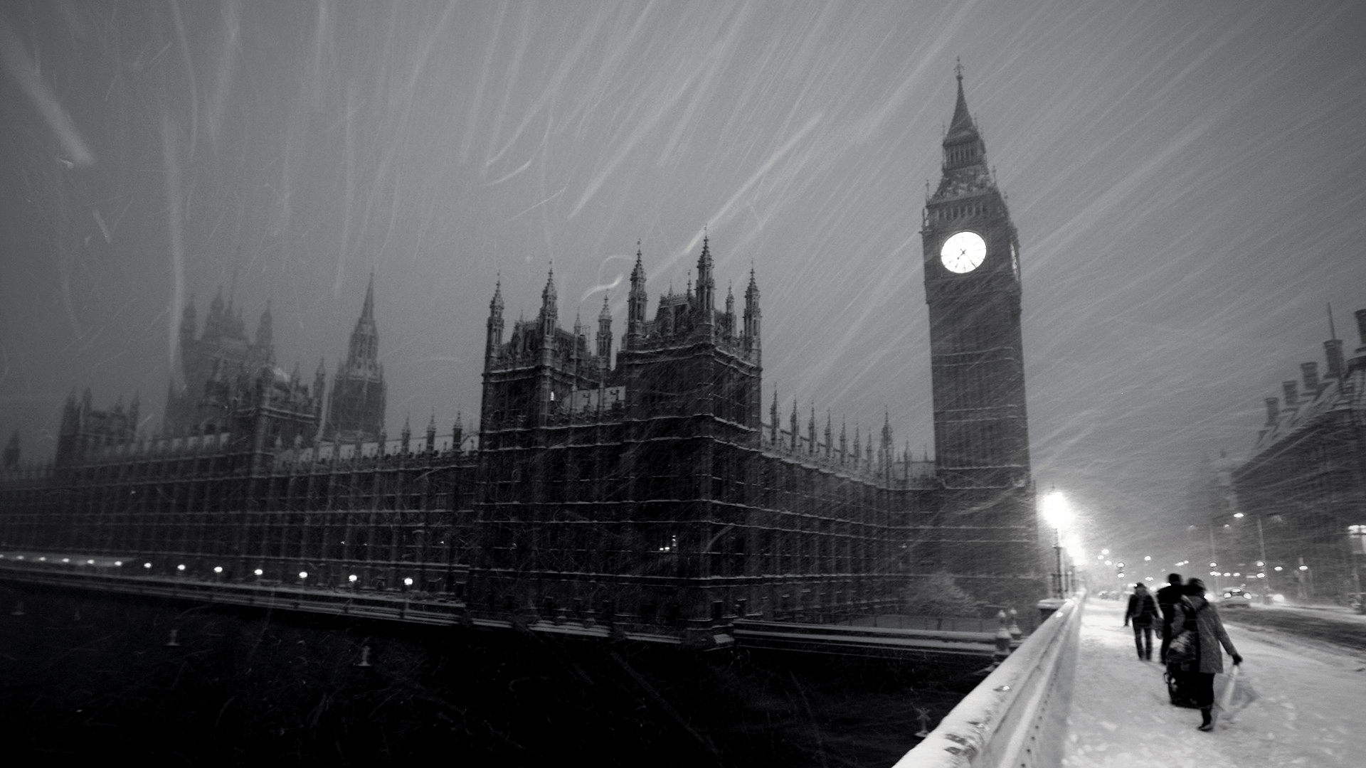 1920x1080 people, #photography, #monochrome, #London, #UK, #winter, #England