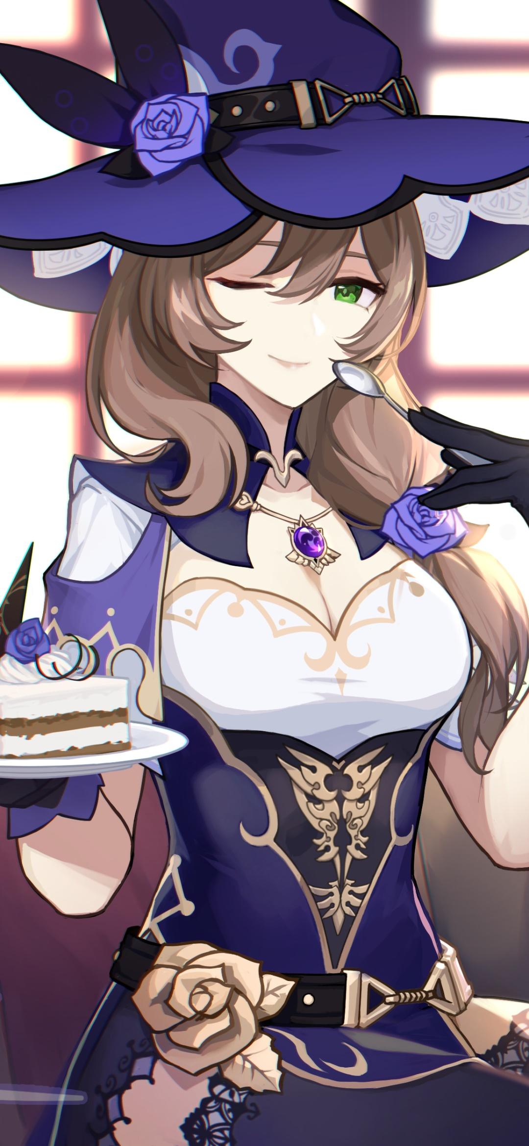 1080x2340 Wallpaper / Video Game Genshin Impact Phone Wallpaper, Lisa (Genshin Impact), 1080x2340 free download
