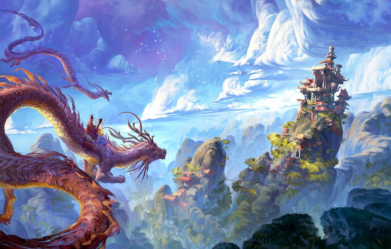 1332x850 Free download Wallpaper China house fantasy sky landscape nature clouds [1332x850] for your Desktop, Mobile & Tablet. Explore Lok Wallpaper