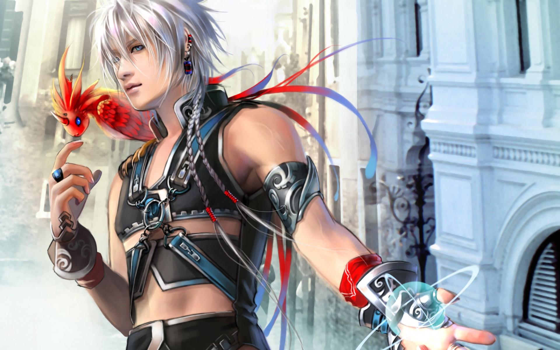 1920x1200 Fantasy Art Magic Men Males Boy Warrior 1920x1200 :