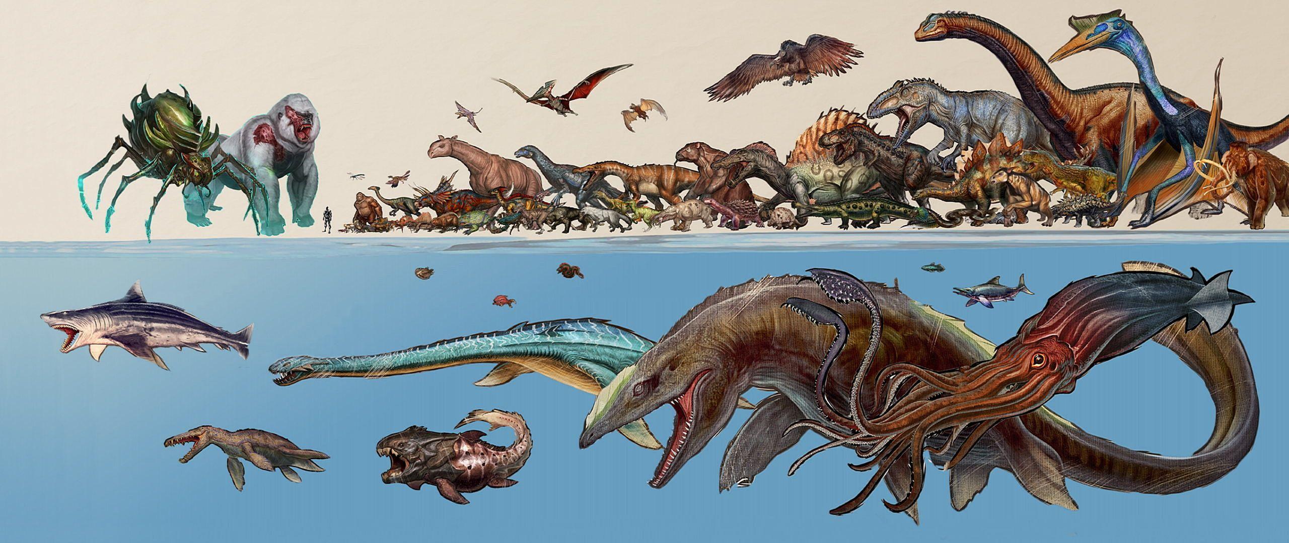 2560x1080 Titanoboa Wallpaper