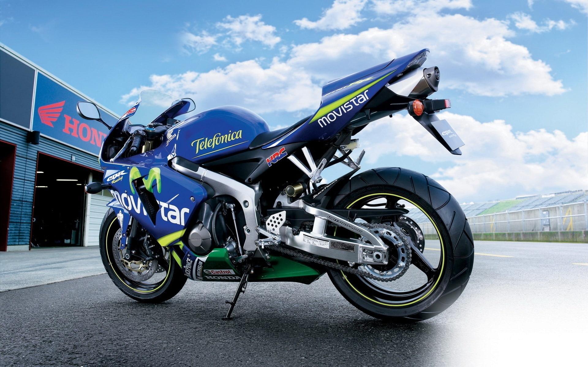 1920x1200 Wallpaper / cbr, honda, race, movistar, castrol, michelin, racing, 1080P free download