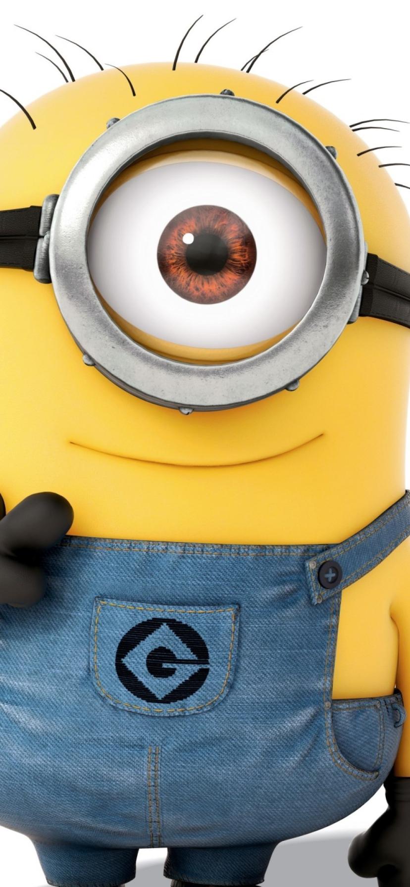 828x1792 Minions Phone Wallpaper