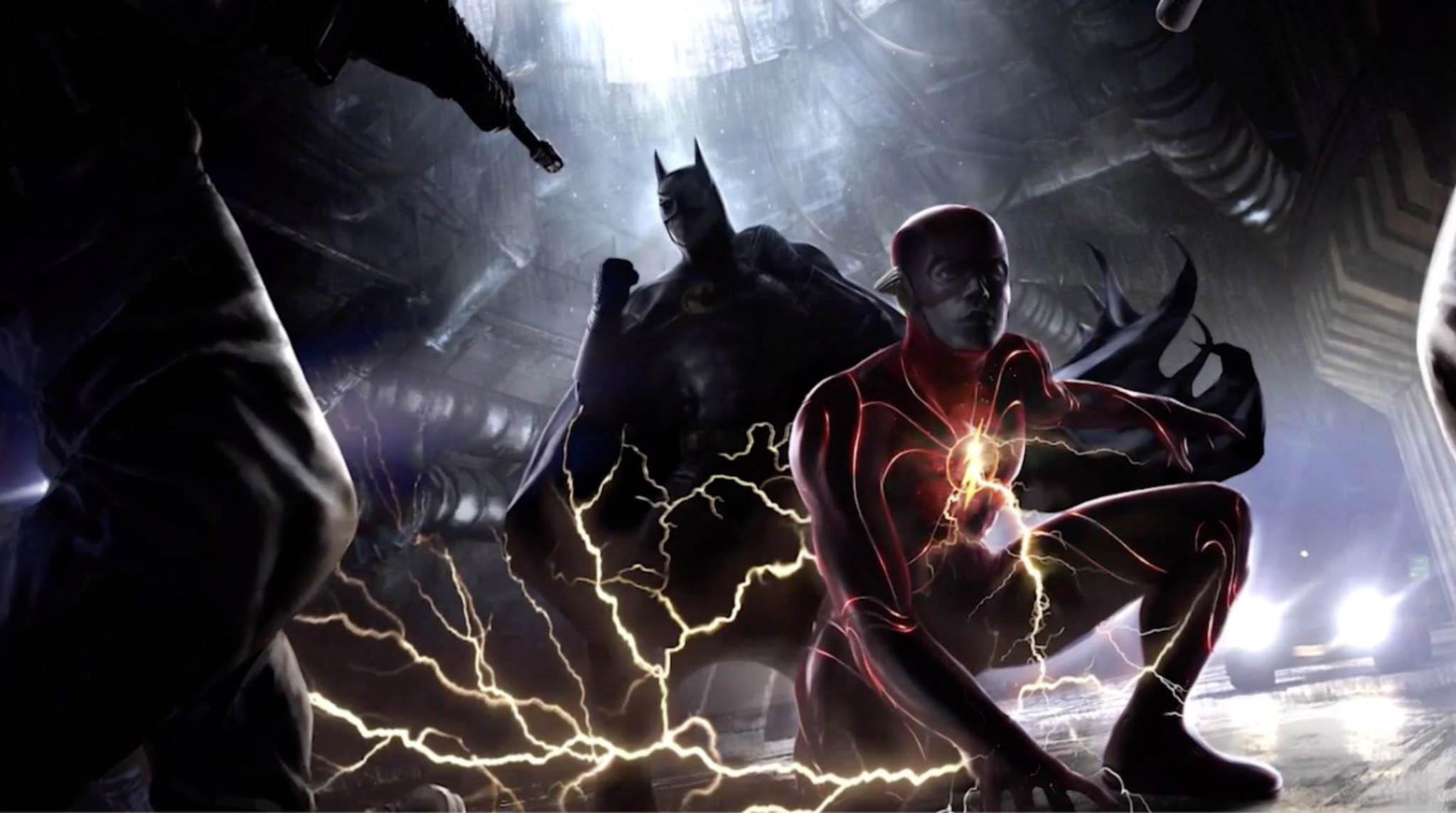 2048x1143 New image surfaces of Michael Keaton as Batman in The Flash