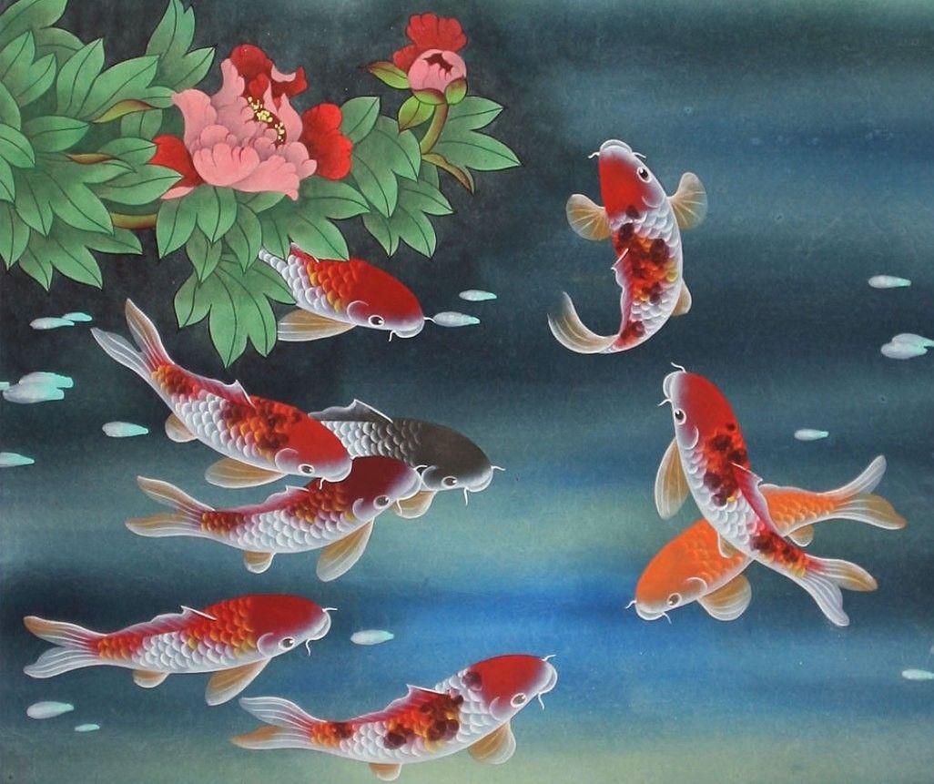 Green Koi Fish Wallpapers - Top Free Green Koi Fish Backgrounds ...