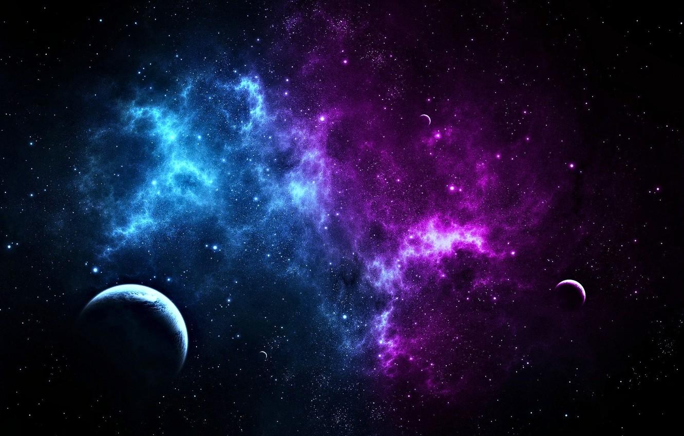 1332x850 Wallpaper space, stars, cosmos, planets, sci fi image for desktop, section космос