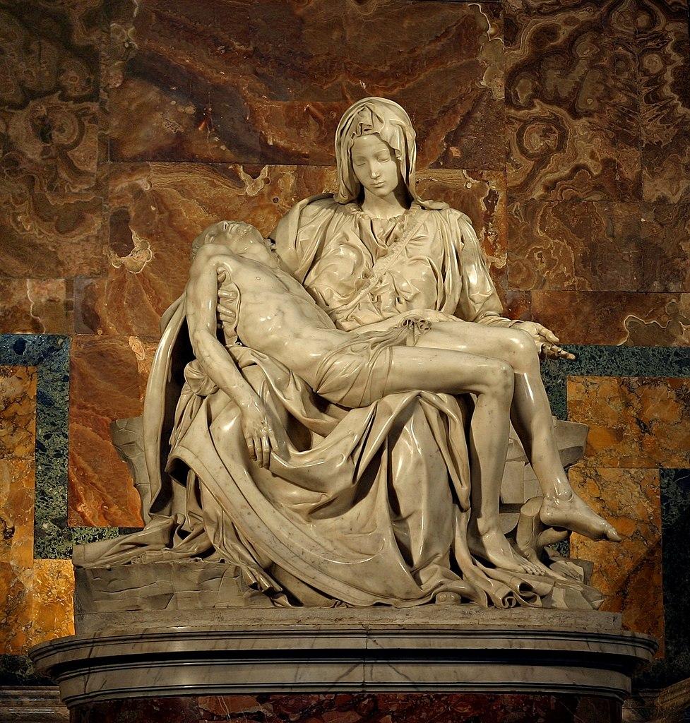 977x1024 Michelangelo's Pieta 5450 cropncleaned