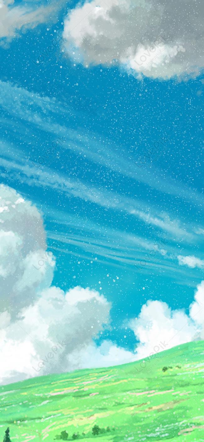 650x1407 Fresh Sky Mobile Wallpaper Image Free Download