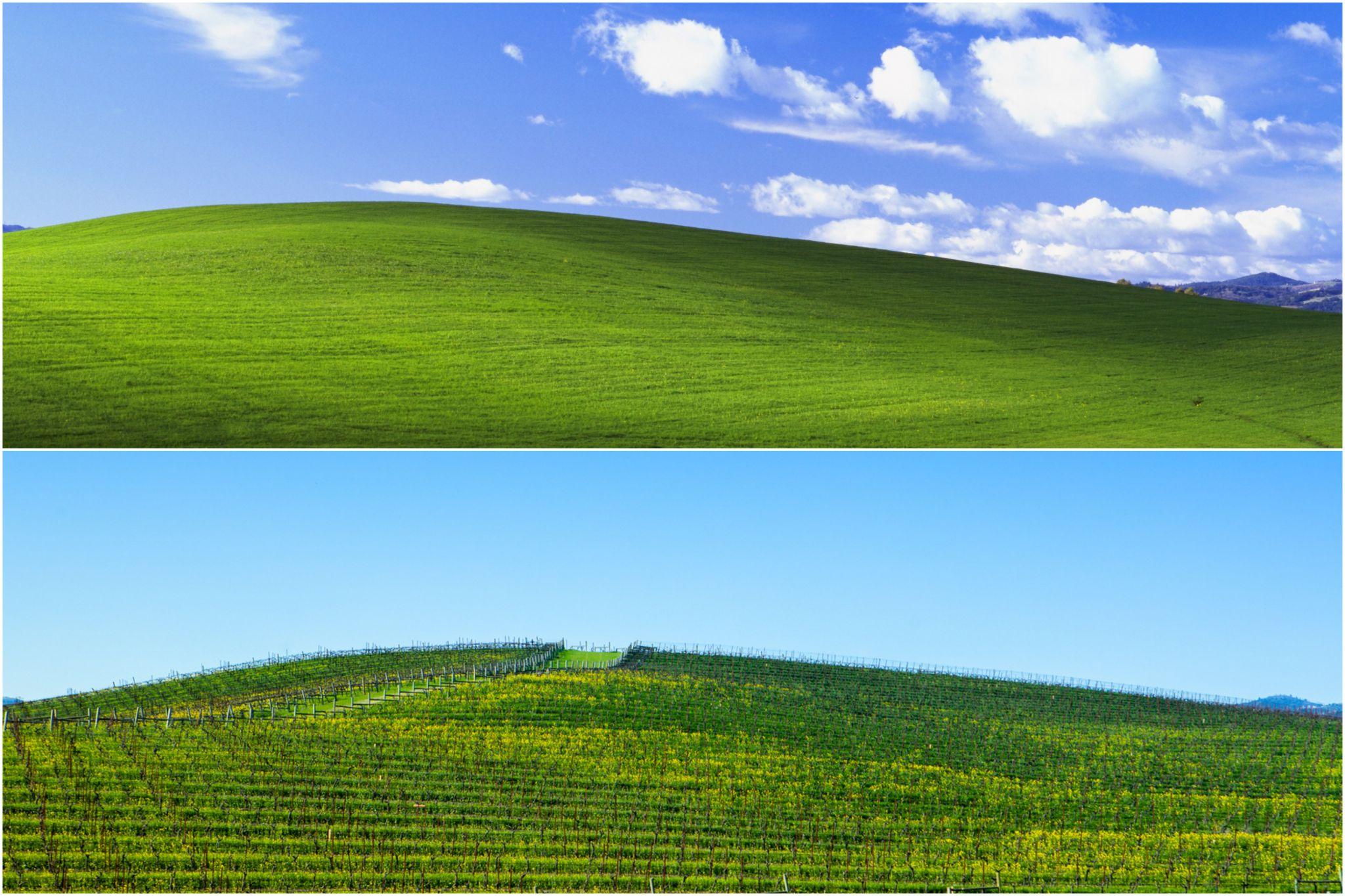 2048x1365 I found the Bay Area hill in Windows XP's iconic wallpaper