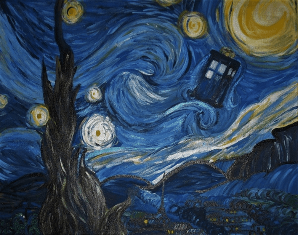 1006x793 Doctor Who Van Gogh Wallpaper
