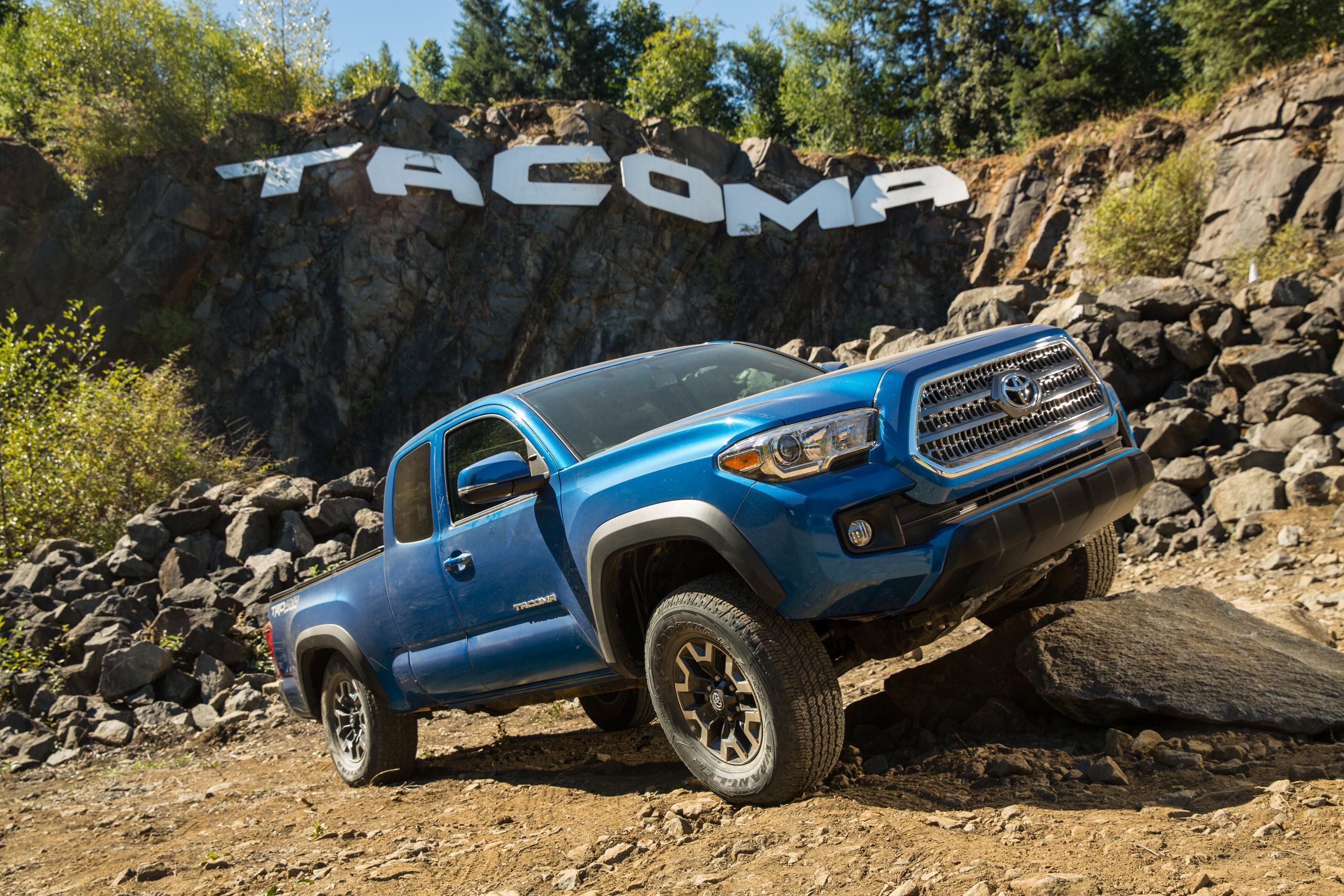 3000x2000 2015 Tacoma, TRD, Off Road, Toyota, Blue Gallery HD Wallpaper
