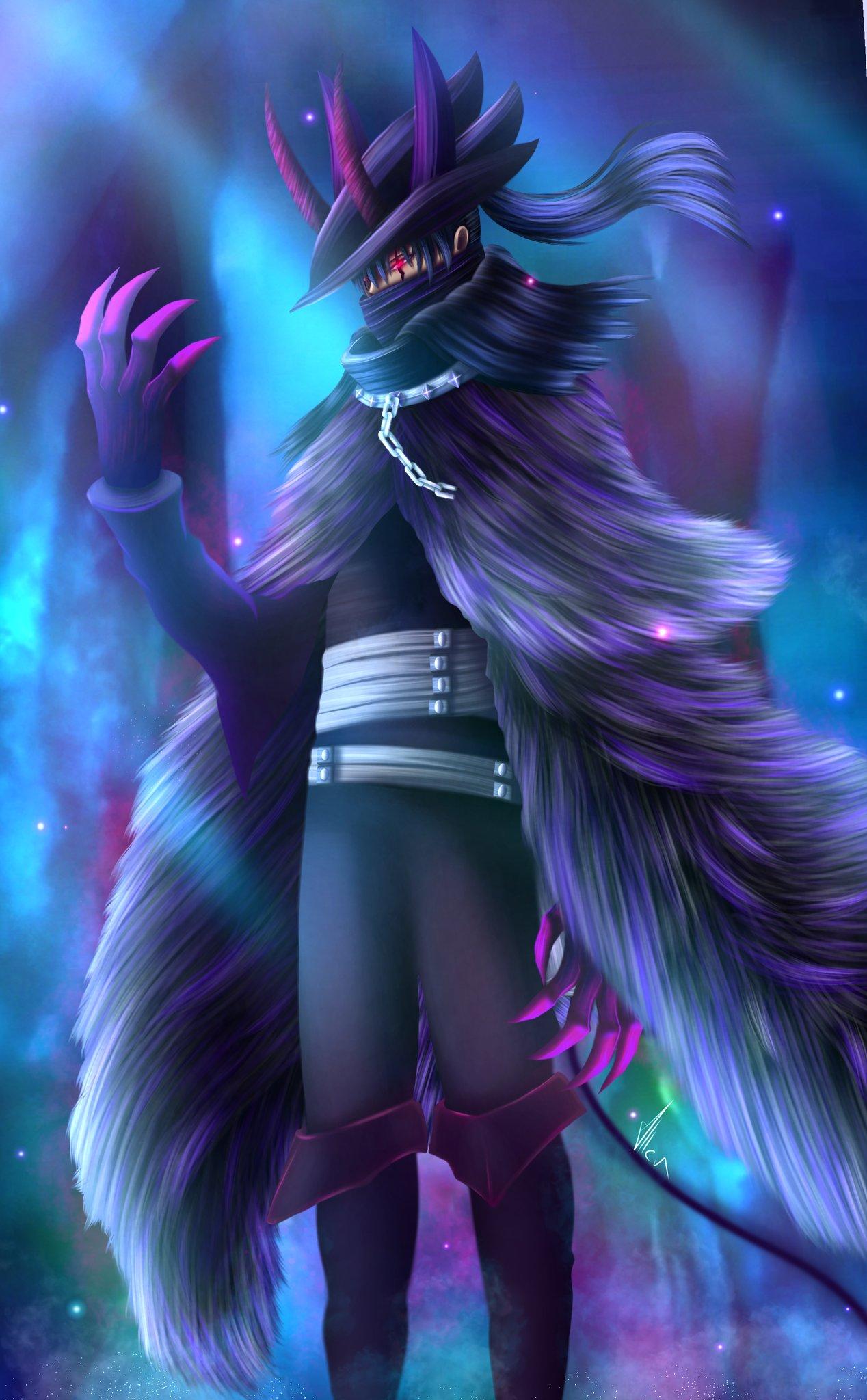 1268x2048 Allen Demon Form, Black Clover #BCspoilers #BlackClover