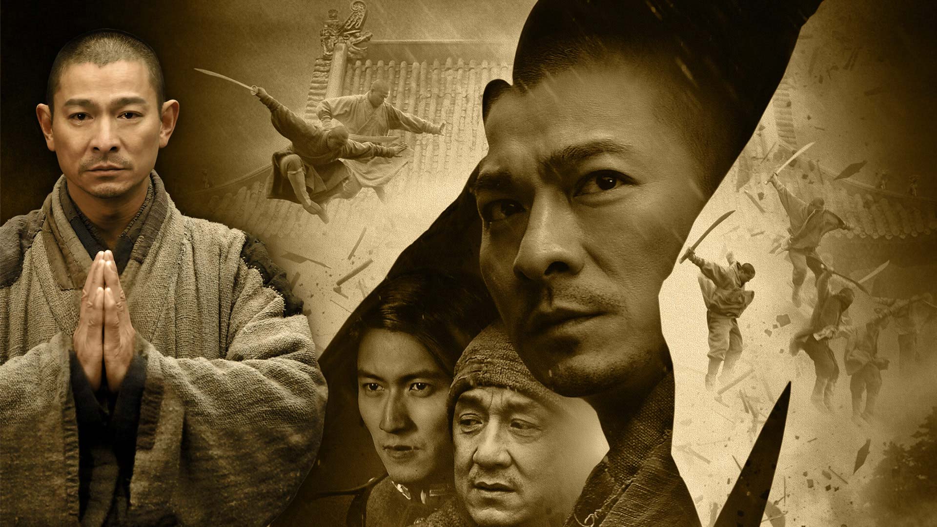 1920x1080 Shaolin : Jackie Chan, Andy Lau, Nicholas Tse, Fan Bingbing, -, Benny Chan, Chi Kwong Cheung, Kim Hung Fan, Huayang Fu, Sanping Han, Jingxuan Hu, Catherine Hun, Albert Lee, Zhongjun Wang