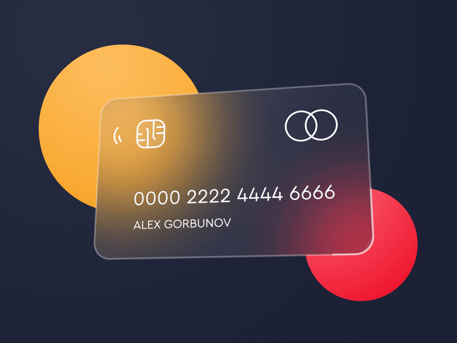1600x1200 MasterCard Logo Animation + Glass Effect Card By Alex Gorbunov For Alex Go & Co On Dribbble