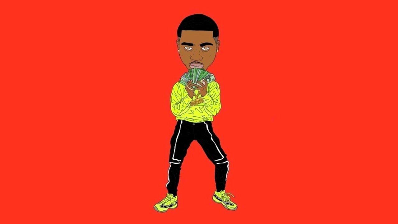 1280x720 Roddy Rich Cartoon Wallpaper