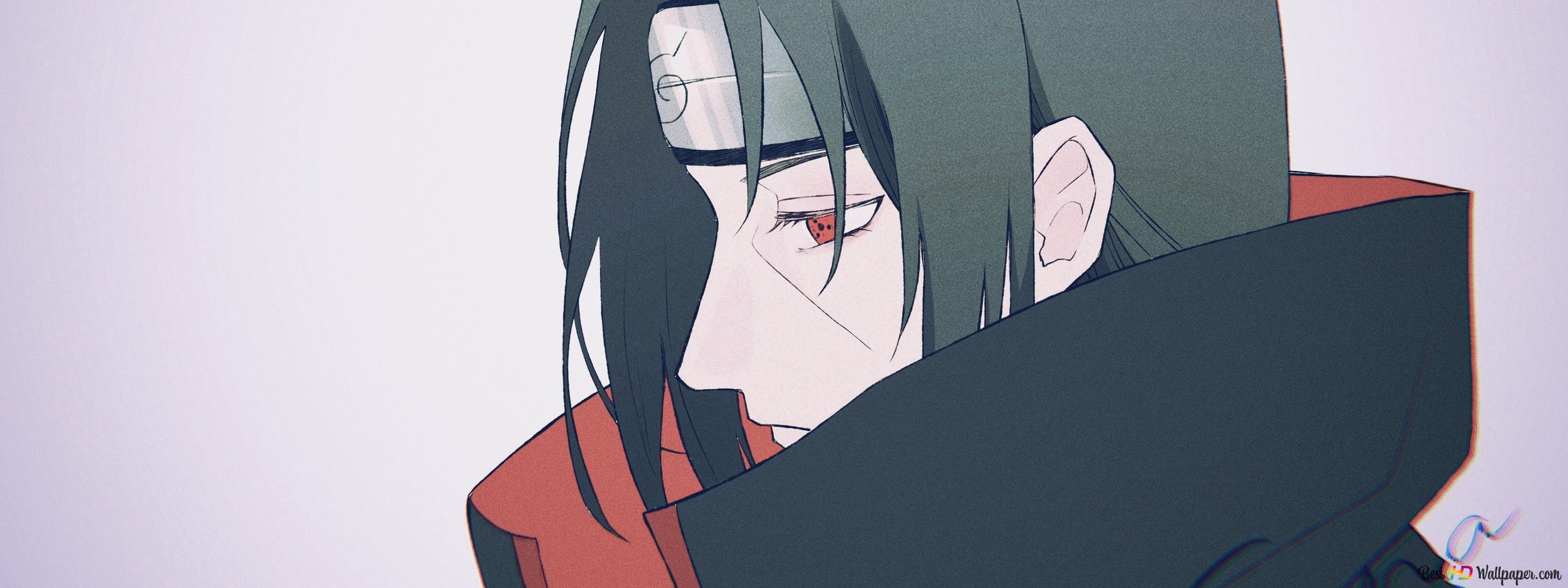 2880x1080 Itachi Uchiha Shippuden 4K wallpaper download