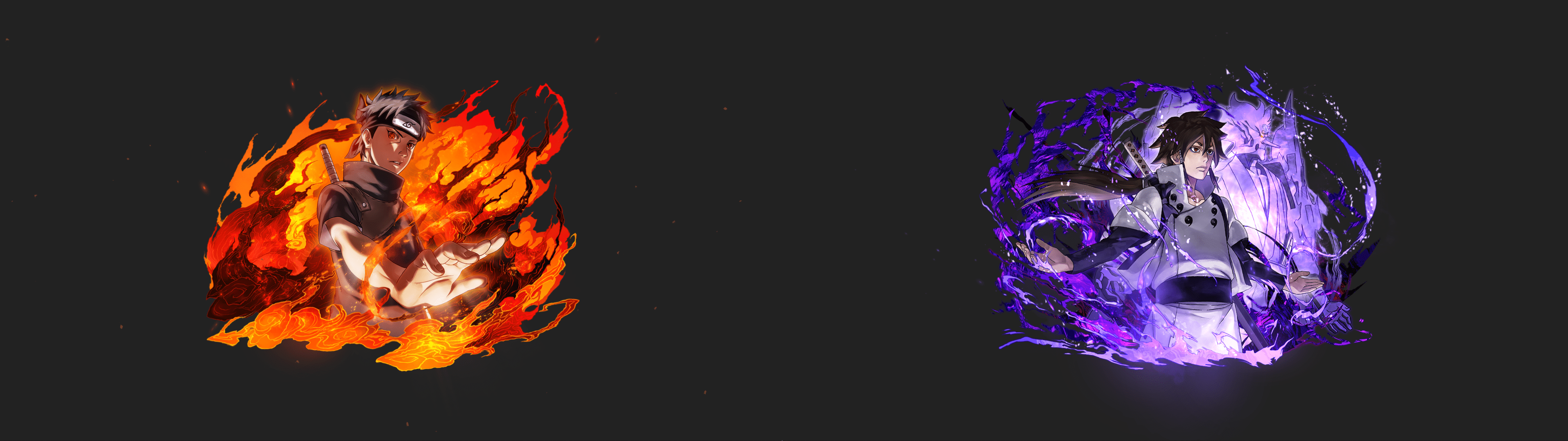 3840x1080 Naruto Dual Monitor Wallpaper
