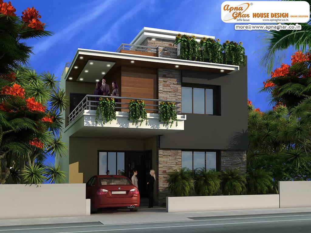 1024x768 Modern Duplex House Design. Modern Duplex House Design Like
