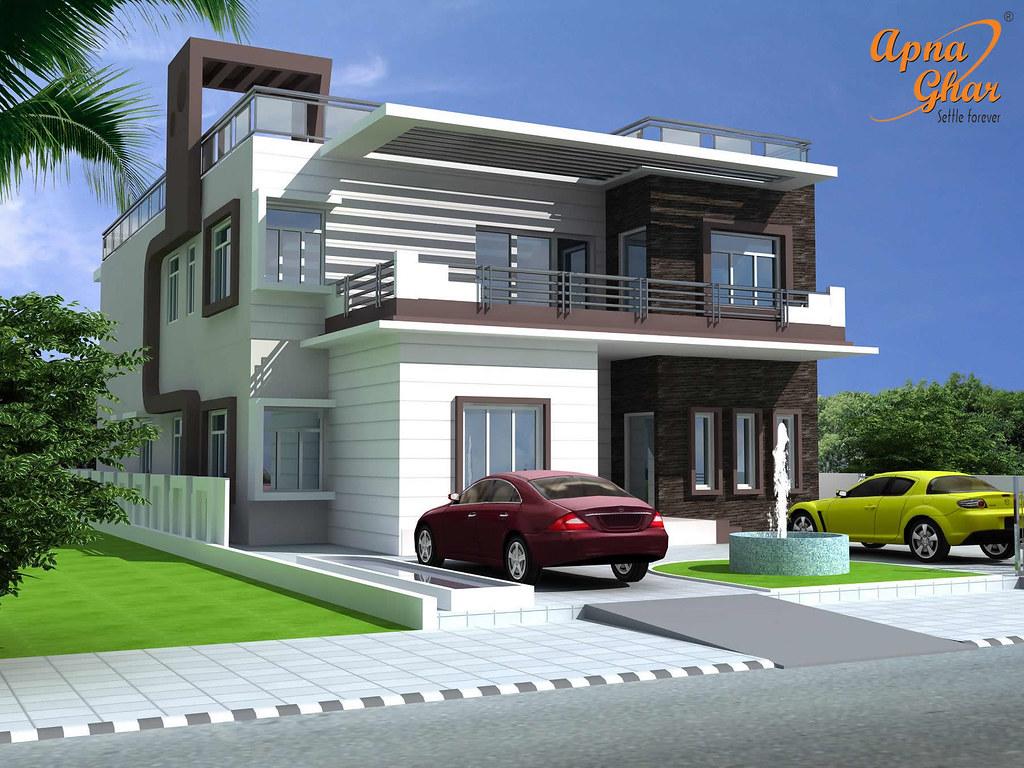 1024x768 Duplex House Design Bedrooms Duplex House Design in 390m