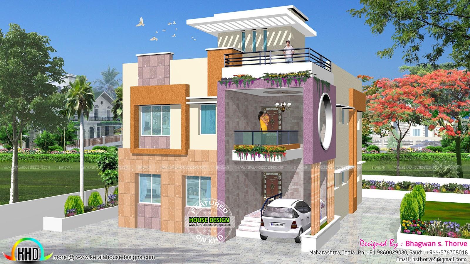 1600x900 Modern duplex house achitecture home design and floor plans+ house designs